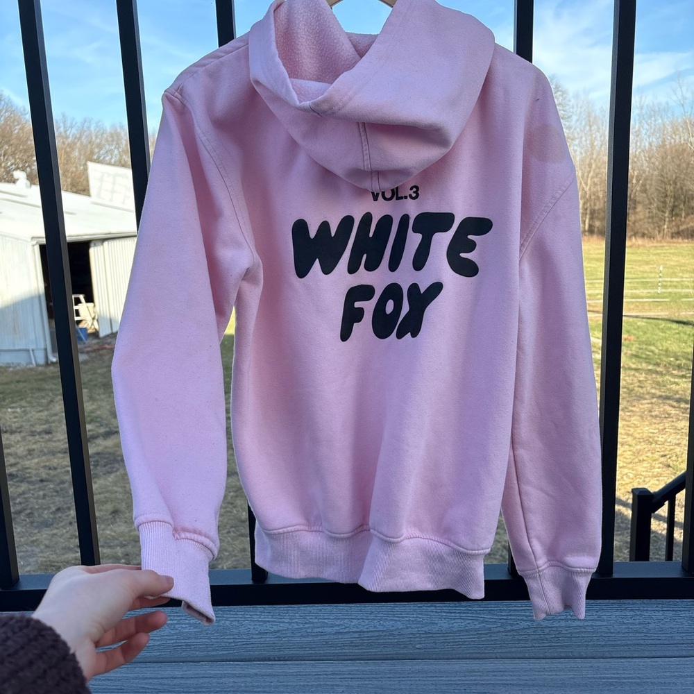 Pink Graphic Hoodie Sweatshirt